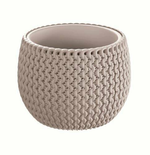 Bloempot met inzet SPLOFY BOWL mokka 18cm