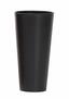 Bloempot TUBUS SLIM + inzet antraciet mat 20cm