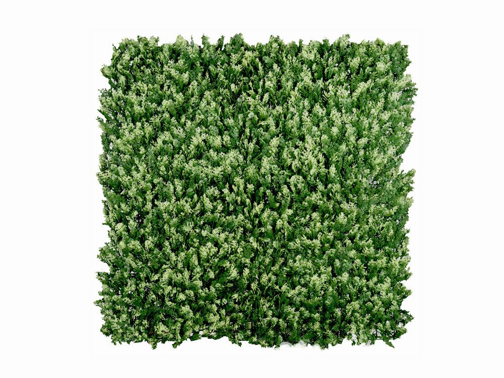 Kunstnaaldpaneel Cypruštek tujovitý - 50x50 cm