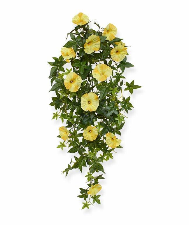 Petunia kunstrank geel 70 cm
