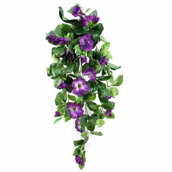 Petunia kunstrank paars 80 cm