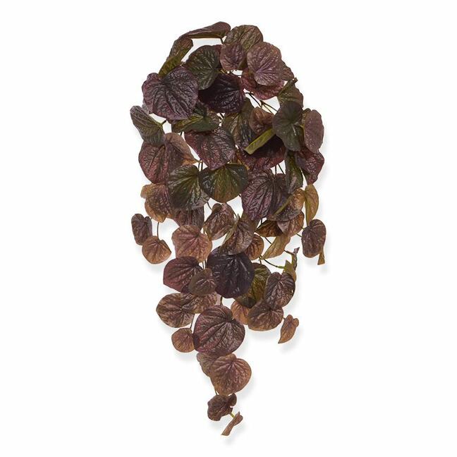 Kunstrank Peperomia bordeaux 60 cm