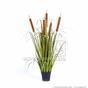 Kunstplant Bat Cattails in pot 90 cm