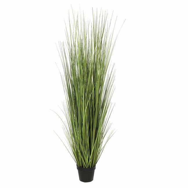 Kunstgras Chinees lichtgroen ornament 150 cm