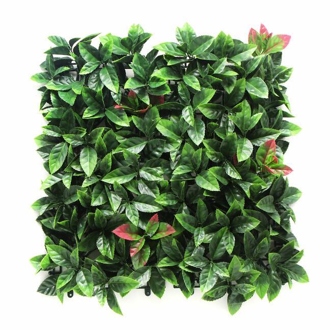 Photinia kunstpaneel - 50x50 cm