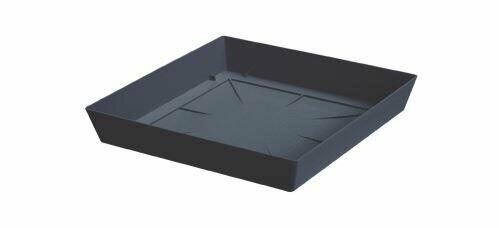 Schaal LOFLY SQUARE antraciet 24,5 cm