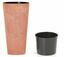 TUBUS SLIM EFFECT bloempot + terracotta borg 30 cm